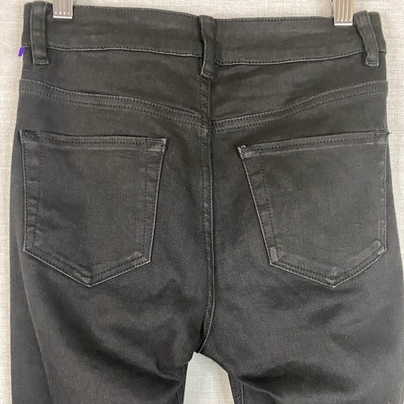 ASOS Women’s Mid-Rise Slim Straight Pant in Black Size 24/25 - Picture 5 of 6